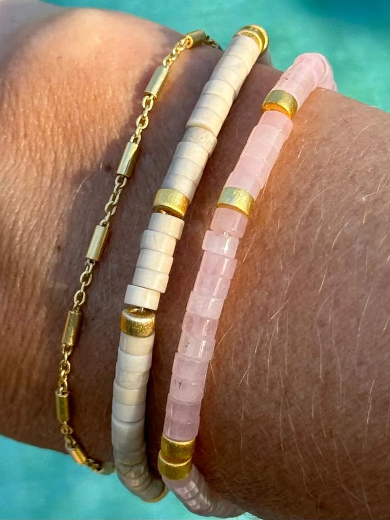 Stone Bracelet | Soft Blush