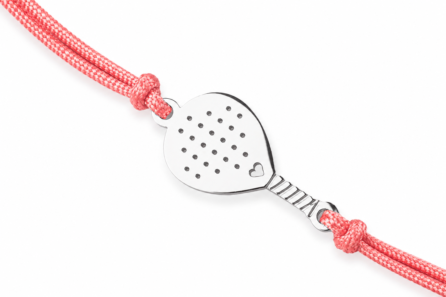 La Padelita | Coral Pink Silver