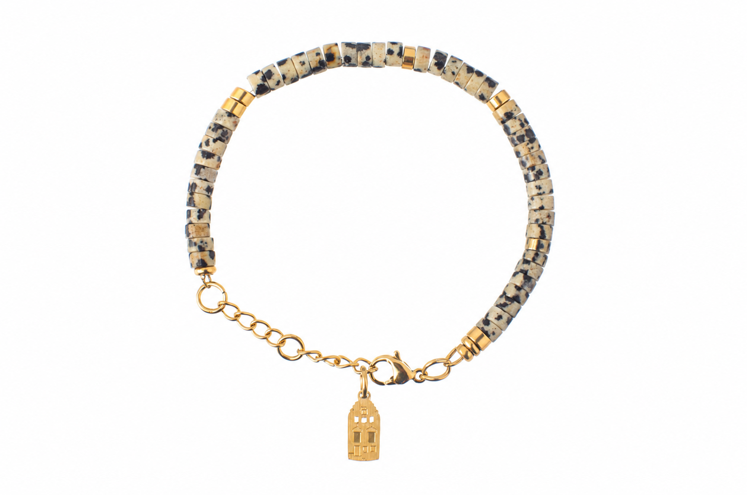 Stone Bracelet | Dalmatian