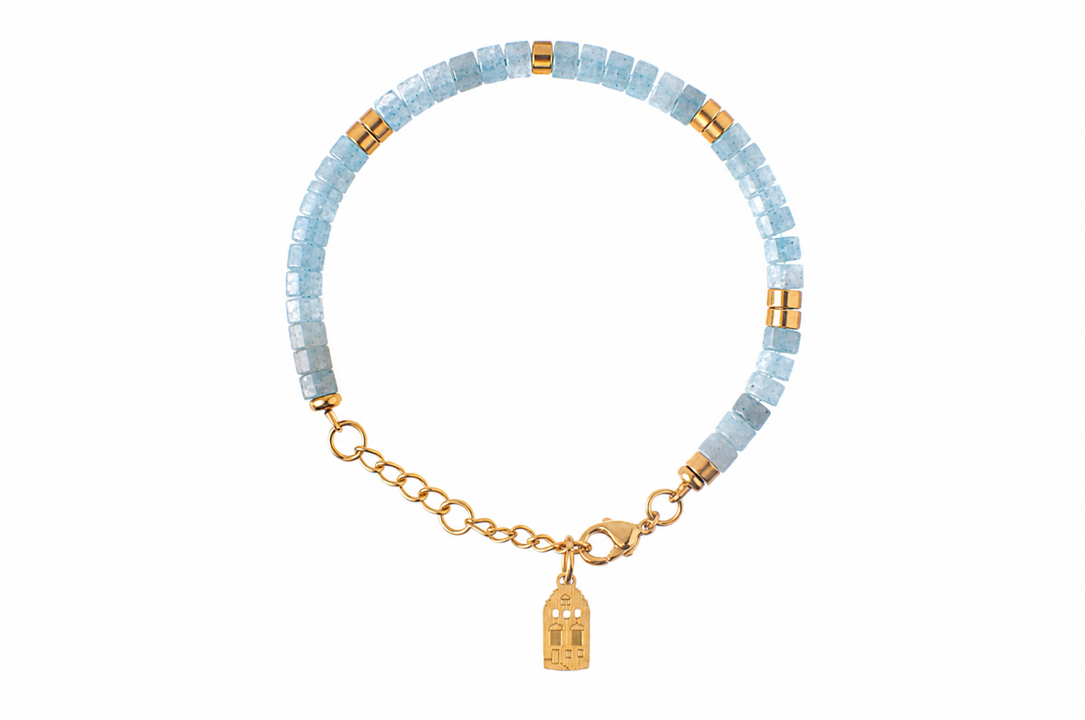 Stone Bracelet | Denim Blue