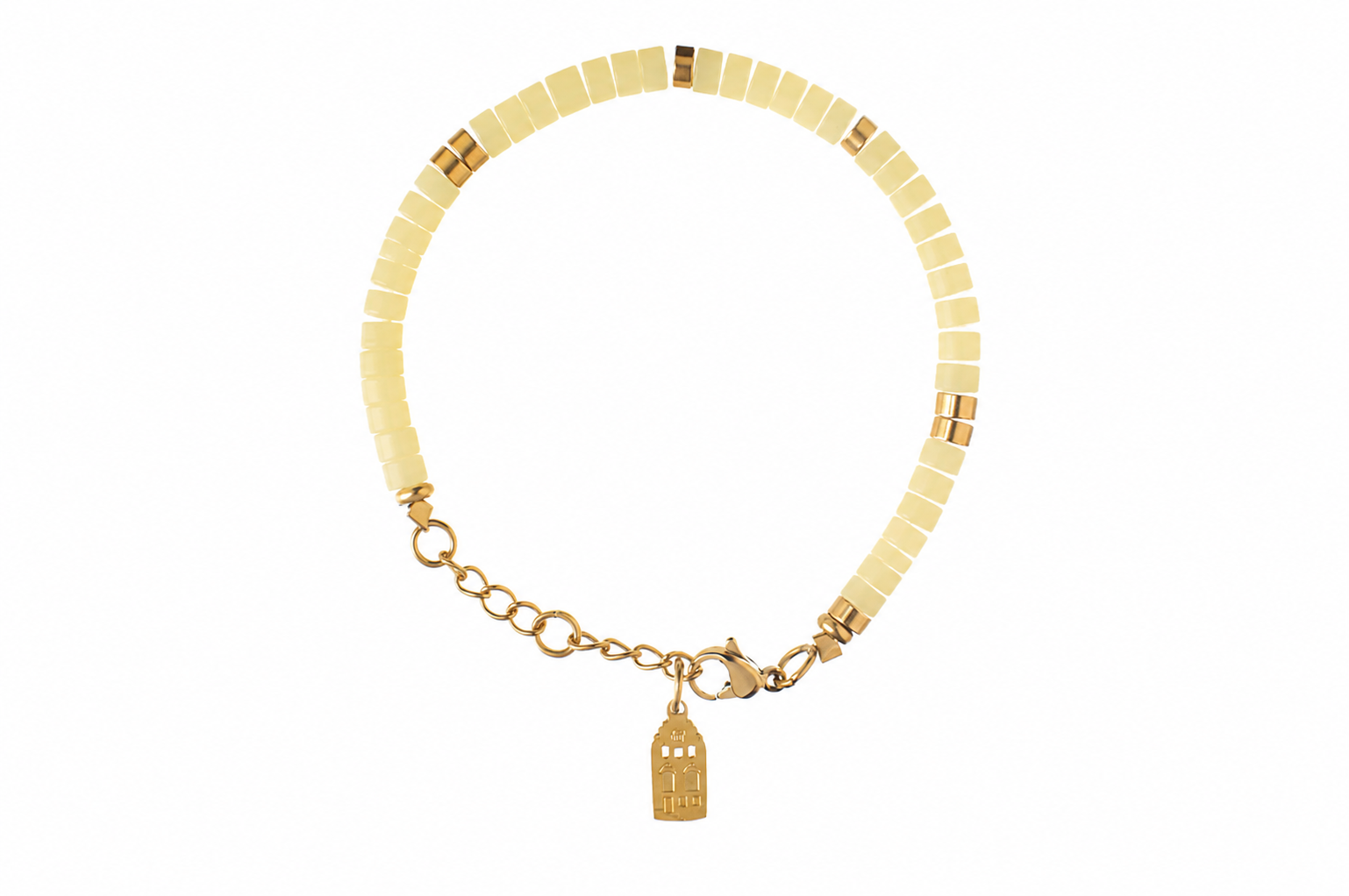 Stone Bracelet | Lime Yellow